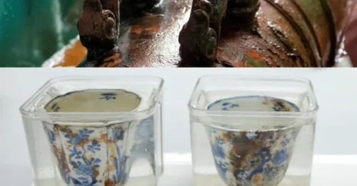 Descubren los primeros tesoros del naufragio del 'Santo Grial', un barco con oro y plata valorado en 16.000 millones de libras, que se hundió hace 300 años.