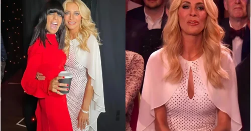 Girlband singer thrown into the running to become a new Strictly host after her dramatic return to the BBC show…