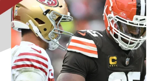THE 49ERS JUST DID THE IMPOSSIBLE! Holding Myles Garrett to just 1 sack was massive win for 49ers