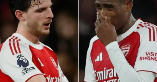 THE ARSENAL JUST DROPPED A BOMBSHELL: Mikel Arteta issues 'never good' Declan Rice and Cristhian Mosquera injury updates