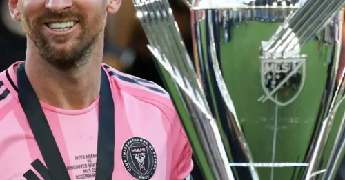 BOMBSHELL: Lionel Messi's wife Antonela stuns in sweet moment celebrating Inter Miami's MLS cup