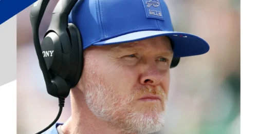 THE LEAGUE HAS BEEN WARNED! Bills Improve Record To 8-1 When Sean McDermott Wears Glasses