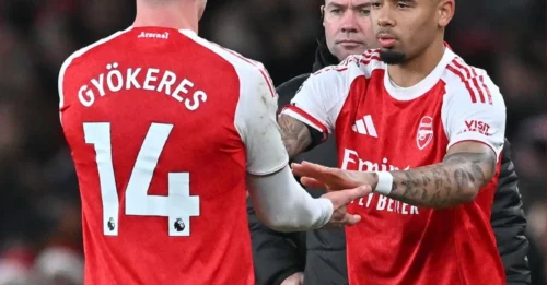 IT'S OFFICIAL! The Viktor Gyokeres and Gabriel Jesus puzzle Arsenal must solve after dubious referee decision