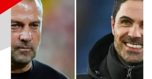 TRANSFER BOMBSHELL: Arsenal ‘request’ Barcelona ‘jewel’ after Mikel Arteta desire and Hansi Flick ‘gives the green light