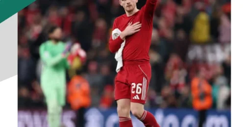 BLOCKBUSTER ANNOUNCEMENT! Andy Robertson's one-word message makes Liverpool feelings clear amid transfer doubts
