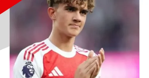 BREAKING IN NORTH LONDON: The 16-year-old Arsenal star finished the season with a string of Premier League records.